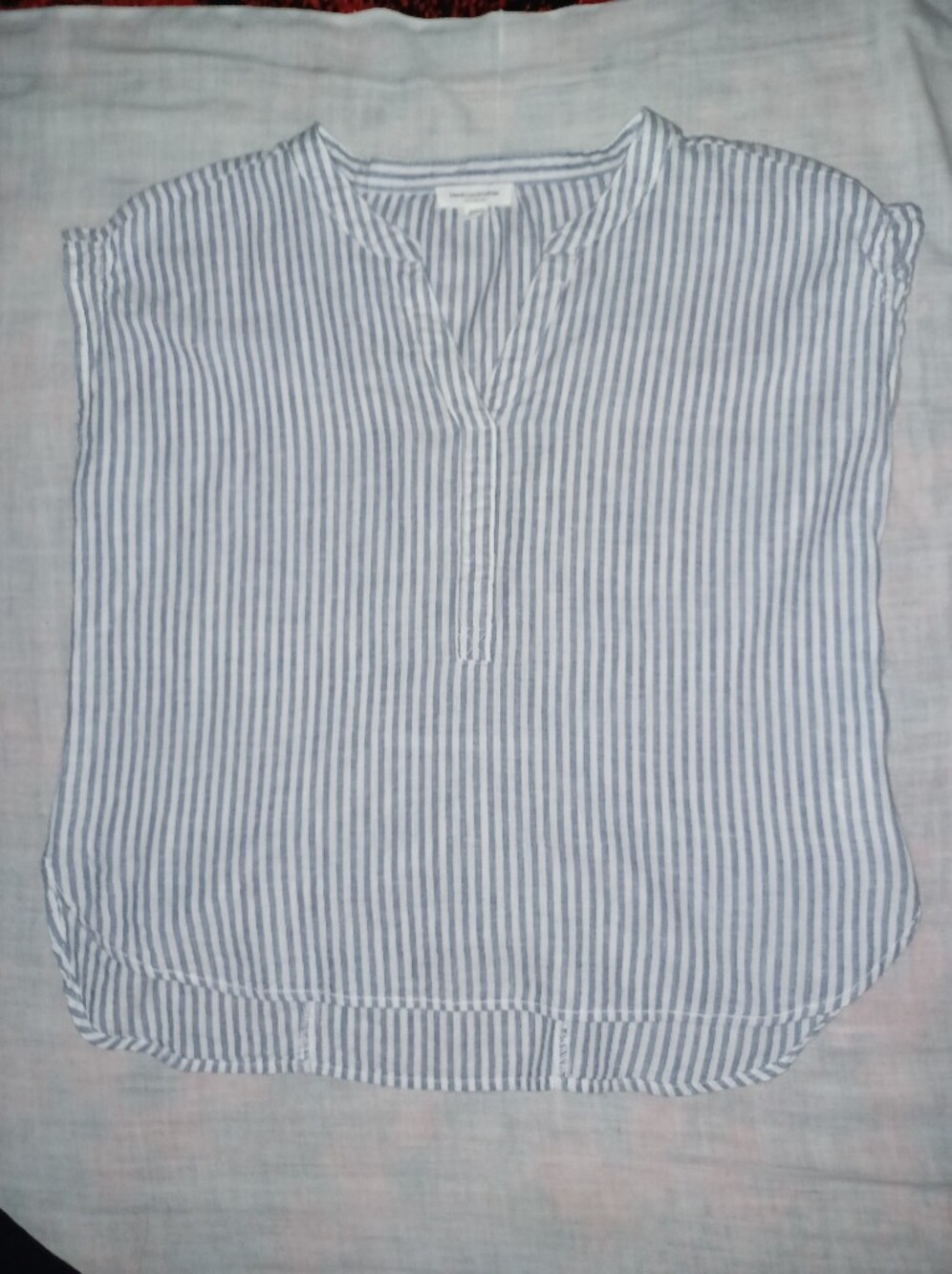 beachlunchlounge Blue and White Striped Women’s Blouse S Unworn